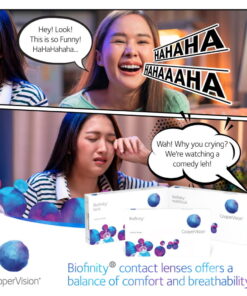Biofinity monthly contact lenses
