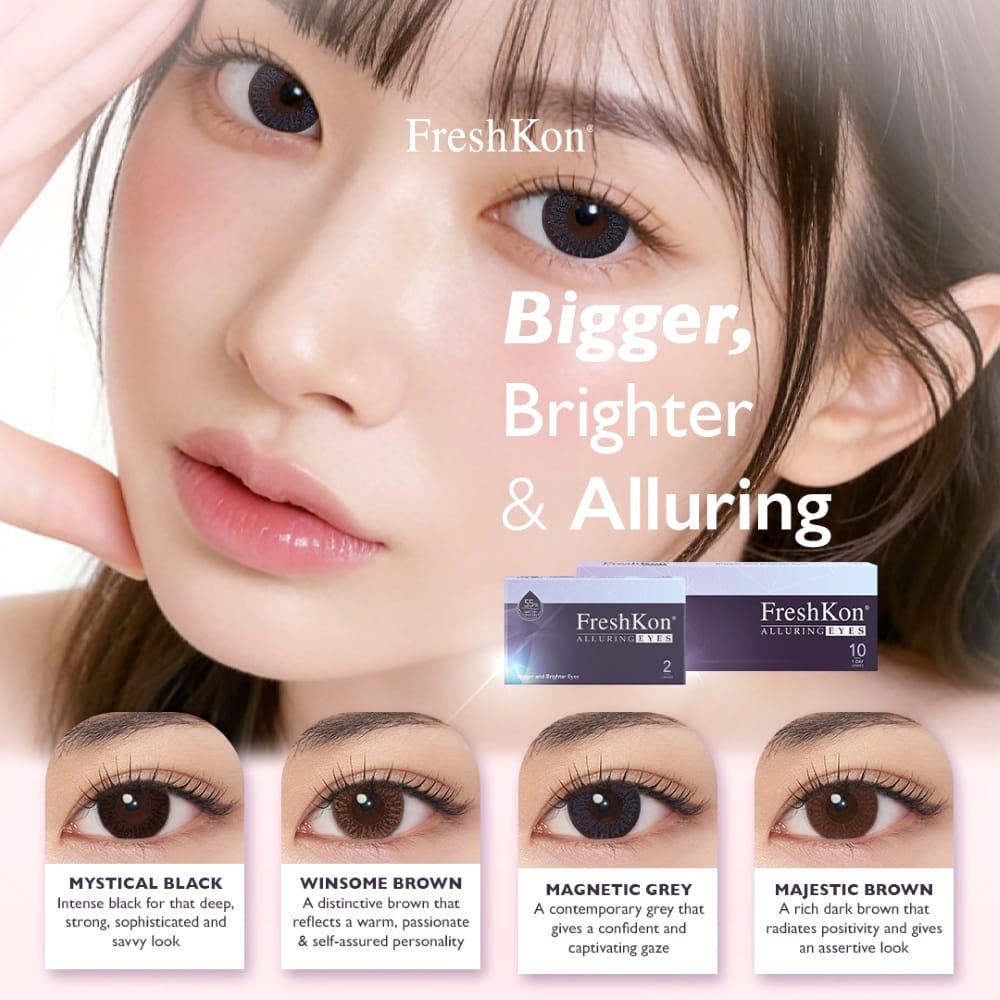 Freshkon Alluring Eyes Colored Disposable Contact Lenses