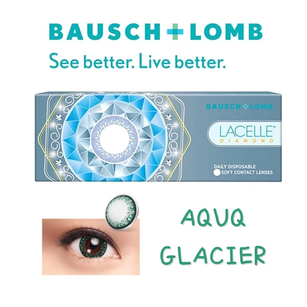 Bausch & Lomb Lacelle Diamond Aqua Glacier Color