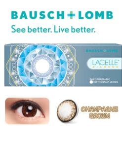 Bausch & Lomb Lacelle Diamond Champagne Brown Color