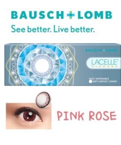 Bausch & Lomb Lacelle Diamond Pink Rose Color