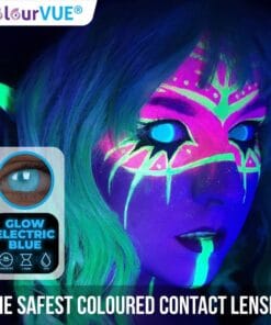 ColourVUE UV Glow Blue contact lenses