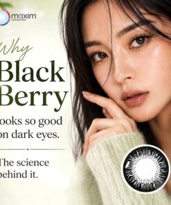 Maxim Colour 1Day Green Box Black Berry Color