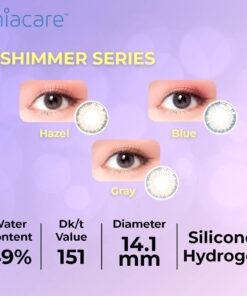 Miacare Confidence Shimmer Daily Coloured Lenses