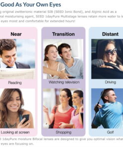 SEED 1dayPure Moisture Multistage Lenses