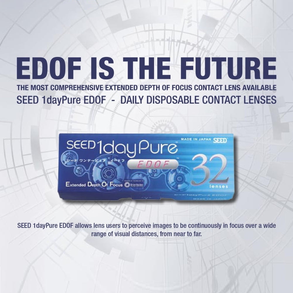 Seed 1dayPure EDOF Soft ConSeed 1dayPure EDOF Soft Contact Lenstact Lens