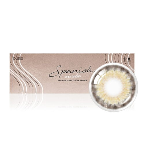Olens Spanish Circle Brown Daily Disposable