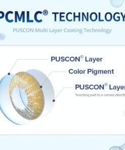 Olens French Gold 3con Olive Colour Lenses