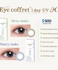 SEED Eye coffret 1-Day UV M Colour Lenses
