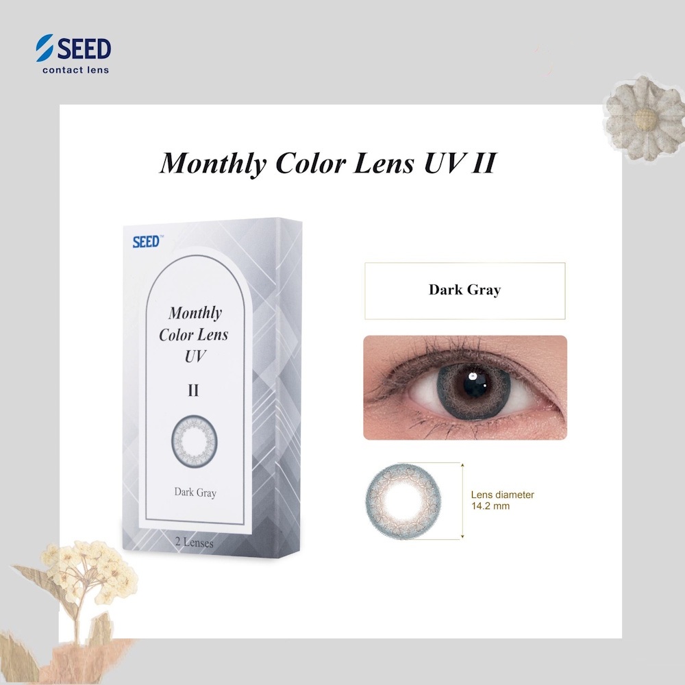 SEED Monthly Color Lens Dark Gray