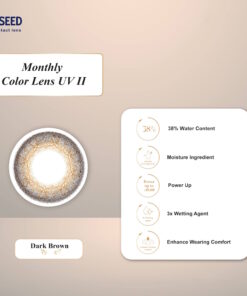 SEED Monthly Color Lens UV Dark Brown