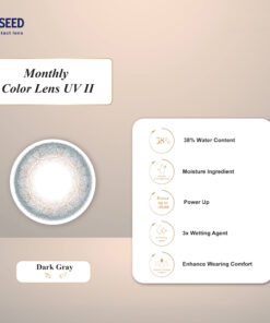SEED Monthly Color Lens UV Dark Gray