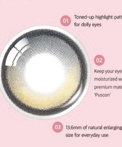 Big Glowy Mocha Brown Daily Lens