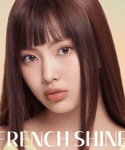 Hazel coloured contact lenses Olens French Shine