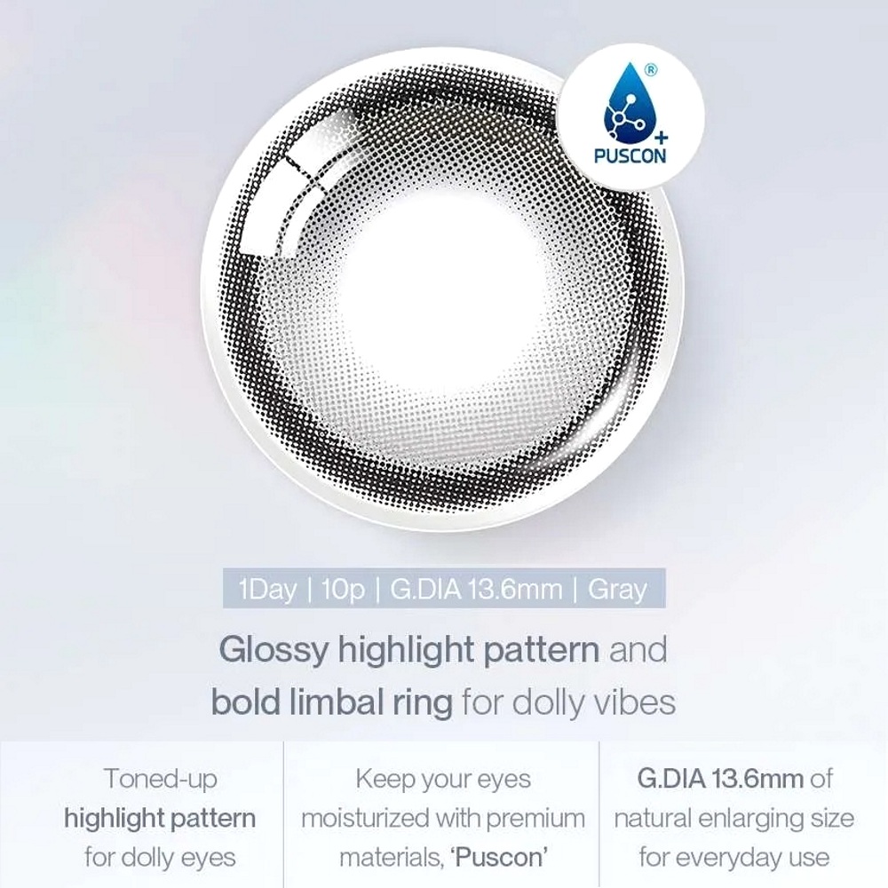 Olens Big Glowy Gray Lens
