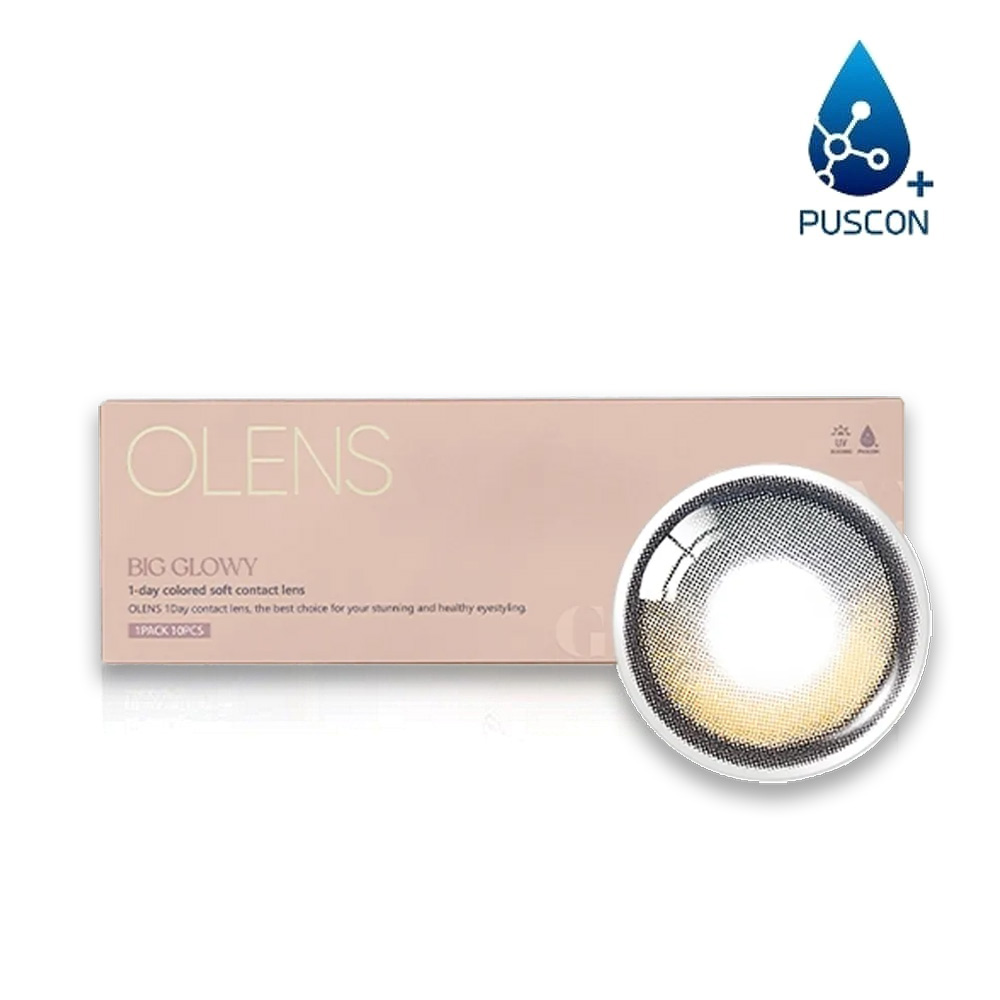 Olens Big Glowy Mocha Brown Daily Cosmestic Coloured Lenses