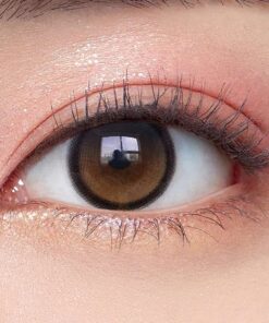 Olens Big Glowy Mocha Brown Daily Lens