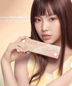 Olens French Shine Hazel daily coloured contact lenses