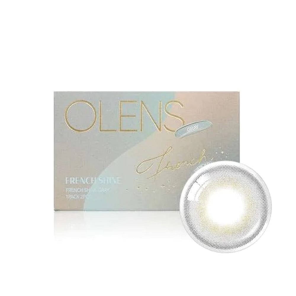 Olens French Shine Gray Monthly Colored Contact Lenses
