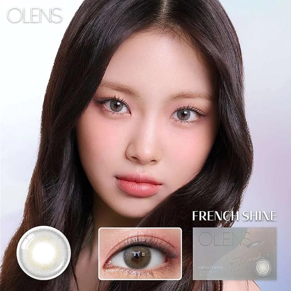 Olens French Shine Gray Monthly Contact Lenses - Image 4
