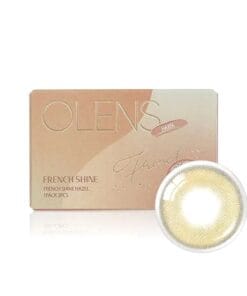 Olens French Shine Hazel Monthly Colored Contact Lenses
