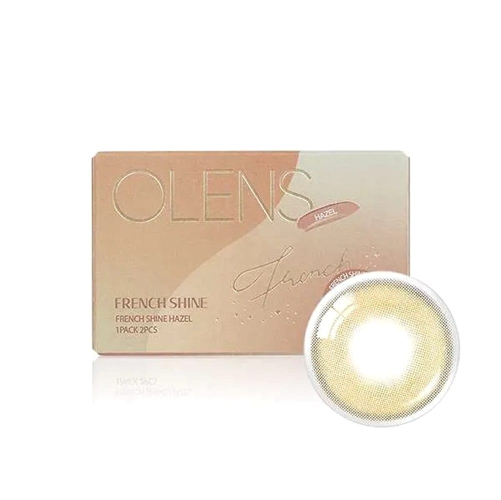 Olens French Shine Hazel Monthly Colored Contact Lenses