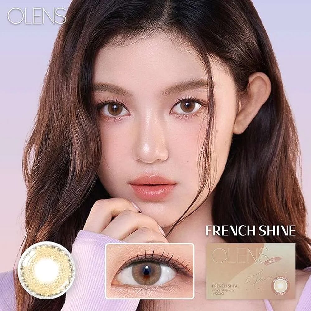 Olens French Shine Hazel Monthly Disposable Lenses
