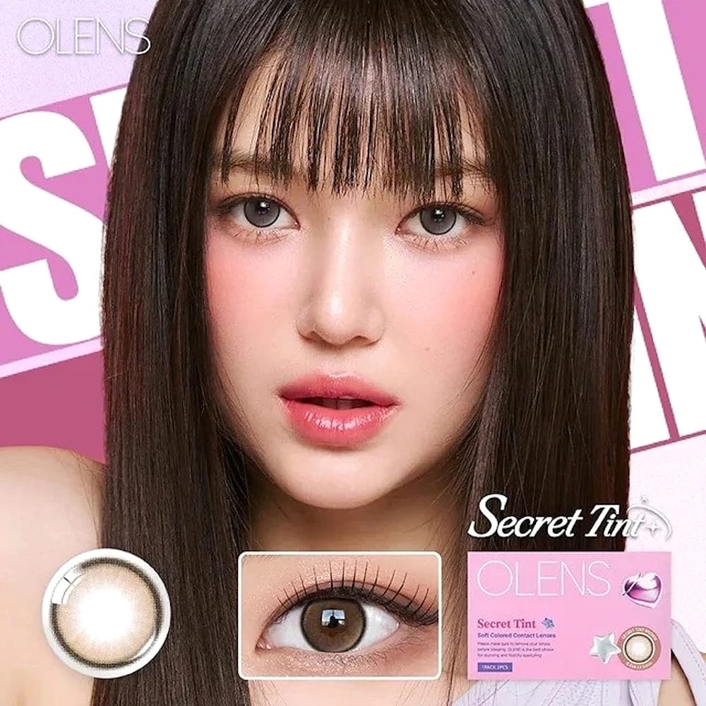 Olens Secret Tint Brown Monthly Color Lenses