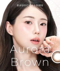 Bausch + Lomb Lacelle Iconic Aurora Brown Color Lenses