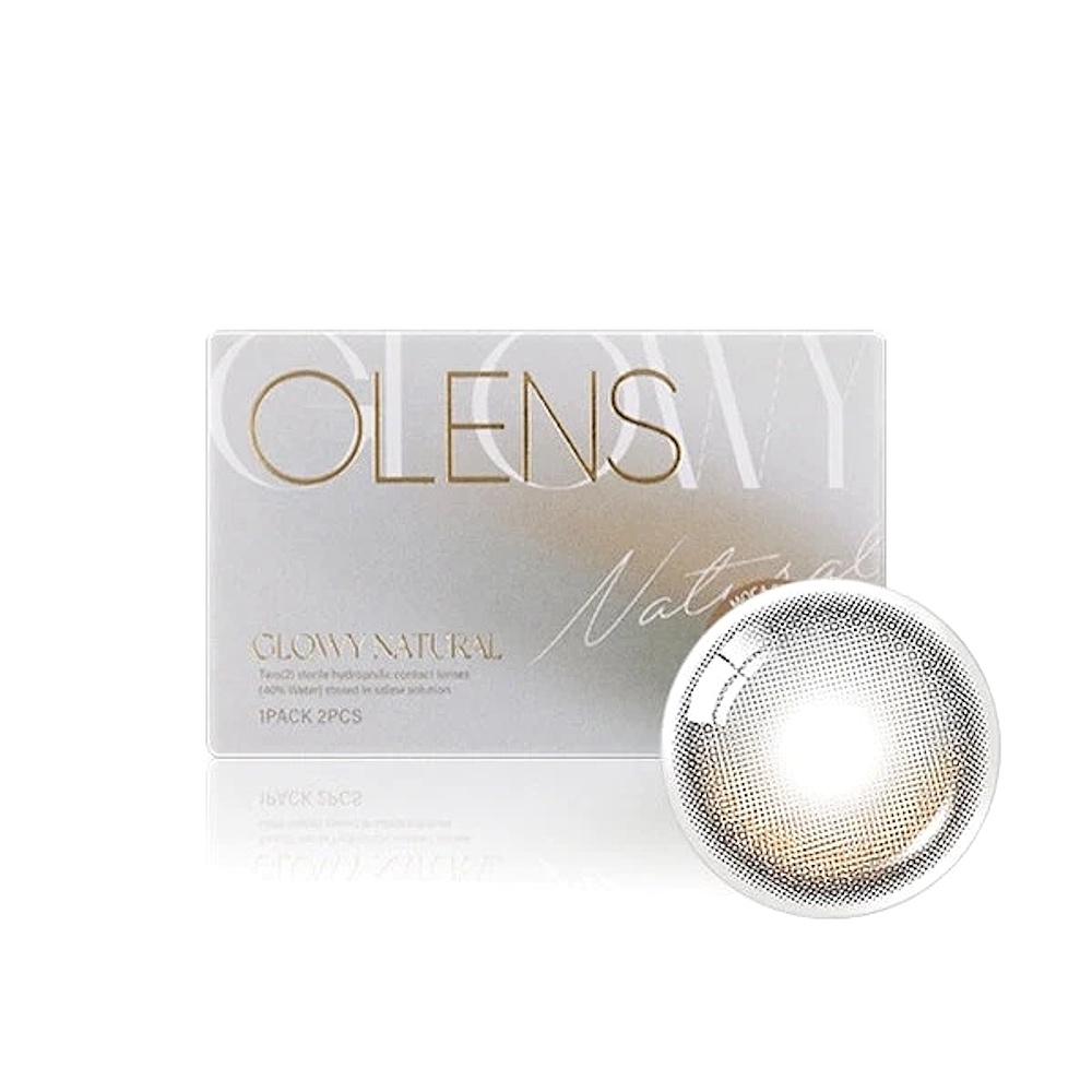 Olens Glowy Natural Mocha Brown Monthly Contact Lenses